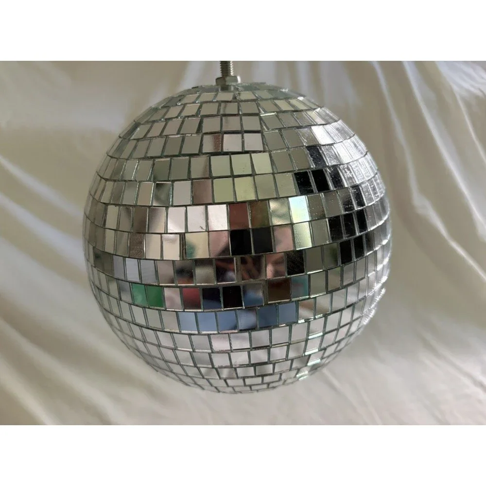 7” Mirror Mini Disco Ball Home Decor Party Maximalism Rainbow Vibes